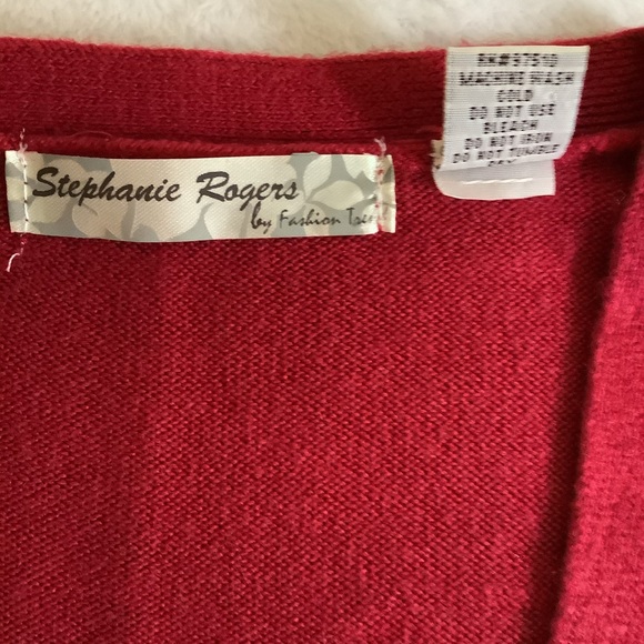 NWOT Stephanie Rogers Cardigan - Picture 4 of 10
